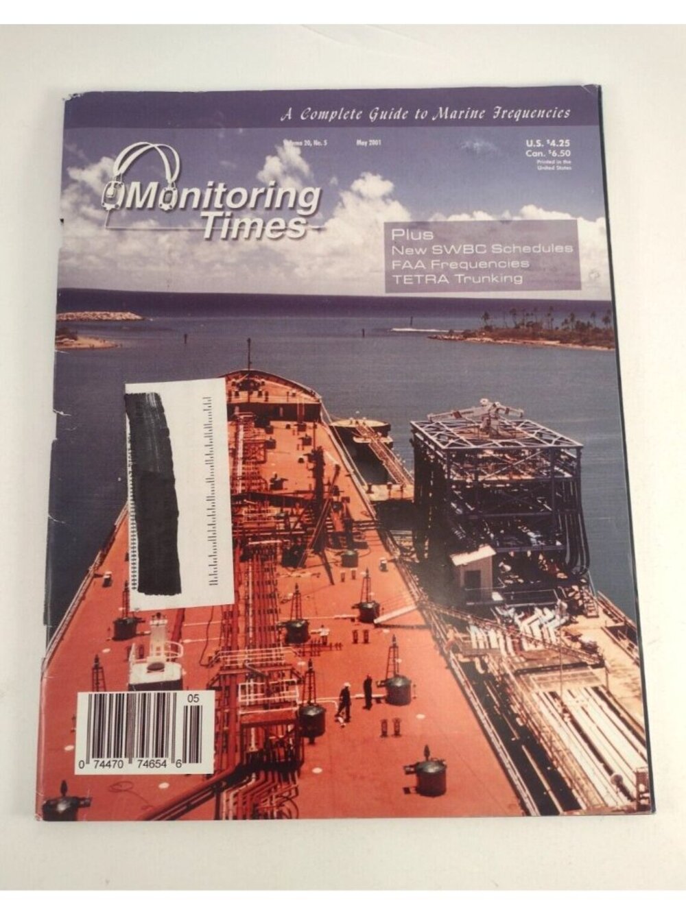 Monitoring Times Magazine Complete Guide to Marine Frequencies May 2001 Radio